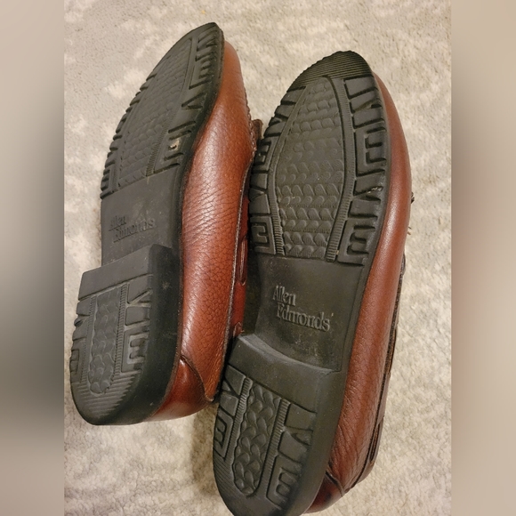 Allen Edmonds leather Kiltie slip on loafers dress shoes size 8.5 3E wide EEE - Picture 5 of 7